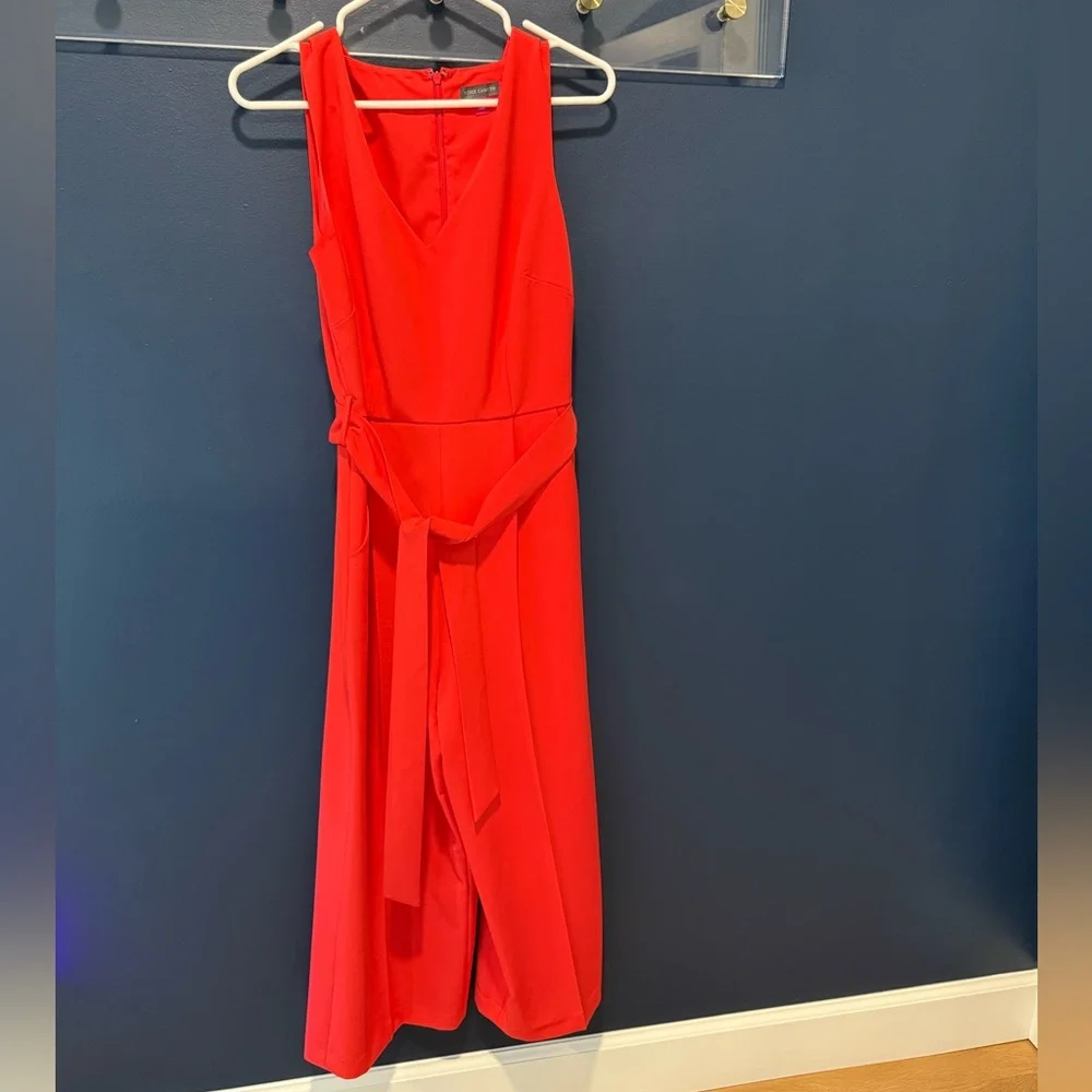Vince Camuto Vibrant Coral Jumpsuit - Picture 4 of 6